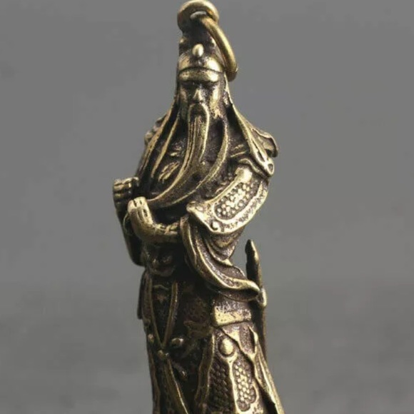 Antique Chinese Guan Guag pendant - Picture 6 of 6